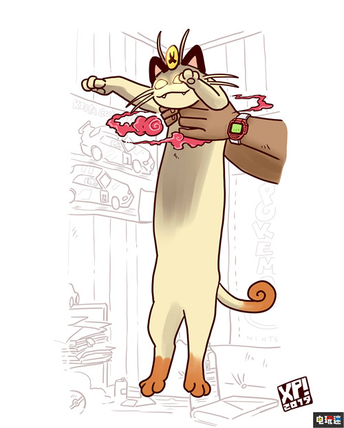 《寶可夢：劍盾》超極巨化喵喵惹玩家P圖腦洞大開 GameFreak 任天堂 精靈寶可夢 Switch 超極巨化 喵喵 寶可夢：劍/盾 寶可夢 任天堂SWITCH  第3張