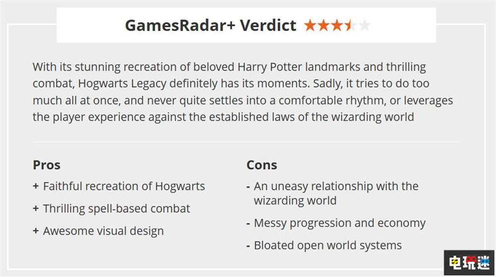 《霍格沃茨之遺》MC綜評：86分 真正“粉絲向”的作品 開放世界游戲 單機游戲 華納 哈利波特 Metacritic 游戲評分 霍格沃茨之遺 電玩迷資訊  第7張