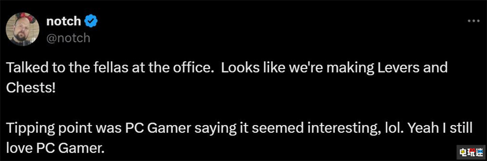 Notch食言：不做《我的世界》“精神續(xù)作” 而繼續(xù)作肉鴿地牢 RPG 地牢探索 肉鴿游戲 我的世界 Notch 電玩迷資訊  第2張