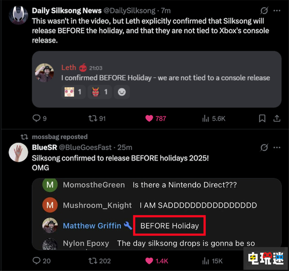 官方透露《空洞騎士：絲之歌》2025圣誕節(jié)前發(fā)售 Xbox Ally 動作游戲 空洞騎士：絲之歌 電玩迷資訊  第2張