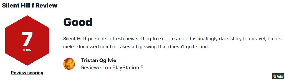 《寂靜嶺f》MTC：86分 內(nèi)核依舊寂靜嶺 戰(zhàn)斗褒貶不一 Metacritic 游戲評(píng)分 恐怖游戲 寂靜嶺f 科樂美 電玩迷資訊  第6張